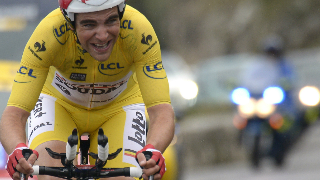 The race of truth doth not lie... Frenchman Tony Gallopin ceded his race lead to Richie Porte on the final day of Paris-Nice, a 9.5km uphill time trial on the Col d'Eze.