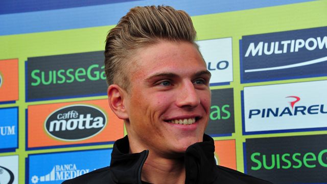 The well styled Marcel Kittel turned a moment of madness into an inspired marketing opportunity (Sirotti)