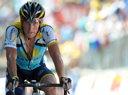 Photo: Lance Armstrong is a case in point. He was tested in competition and out of competition. 