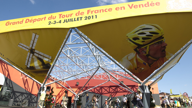 The start of the 2011 Tour de France in Vendee (Getty)