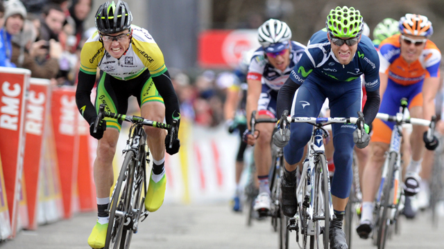 Simon Gerrans (L) and Alejandro Valverde (R) renewed their rivalry at Paris-Nice (Getty)