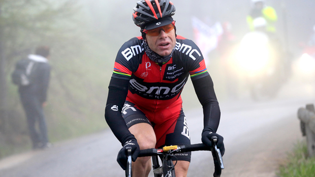 Nothing to prove... Cadel Evans has done it all, a world championship, a Tour de France win and a palmares that most would envy. The Australian has enjoyed a super return to the Giro d'Italia where he sits second overall and is within a sniff of pink. (Sirotti)