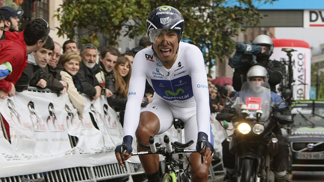 Vuelta al Pais Vasco winner Nairo Quintana (AAP)