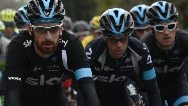 Reversal of fortune... Team Sky has enjoyed a very different start to that of their season previous. (AFP)