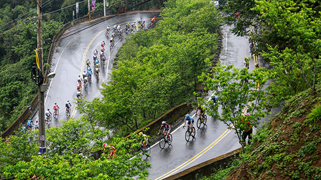 Even the best riders don't make it to the finish without a lot of help. The difference between winning and being at the back of the grupetto might be one team-mate's effort in bringing forward bidons that you don't have to do, or another bridging a critical gap, or someone else prepping you for a sprint. You can't understate the role of your team-mates in your own success. (Tour de Taiwan)