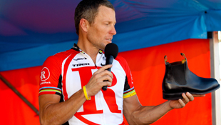 image Armstrong ends international cycling career