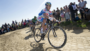 Skil-Shimano's Mitch Docker at Paris-Roubaix (Getty)