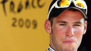 Team Columbia-HTC's Mark Cavendish (AAP)