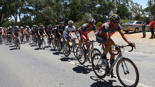 Team RadioShack and Lance Armstrong drive the peloton (Photo: AAP)