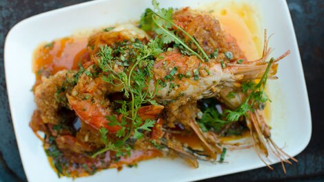 King prawn and tomato curry