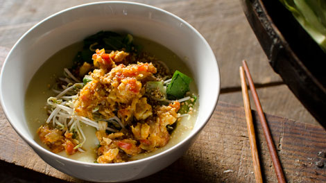 Chickpea tofu soup