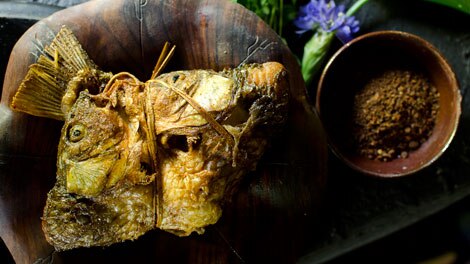 Inle stuffed fish
