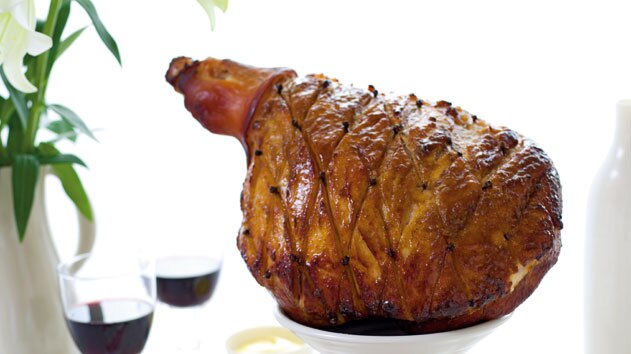 Baked Guinness ham
