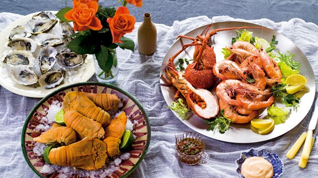Seafood platter