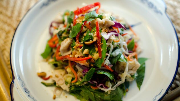 Khmer fish salad