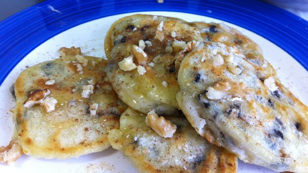 Ancient Greek pancakes (tiganites)