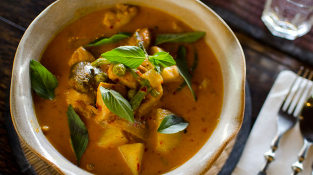 Chicken coconut soup