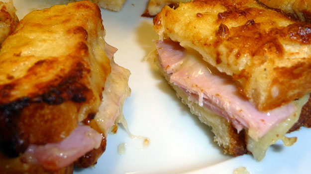 Stage 20: Cheese and ham toasted sandwich