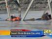 US bridge collapses, people in water