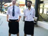 Sweden: Male train drivers don skirts to beat the heat