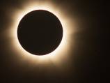Eclipse lights up Australian sky