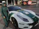 Dubai police show off Ferrari patrol car