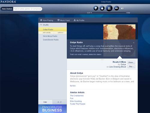 Music sharing site Pandora has been looking to expand internationally for some time.