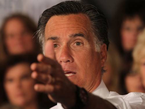 Romney ran into what was perhaps the most negative reaction to anything he has said on his year-long White House campaign when his pledge to repeal Obama's landmark health care reforms was met with loud and sustained boos. (Getty)