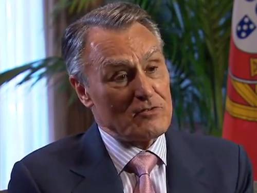 Portuguese President Anibal Cavaco Silva. (SBS)