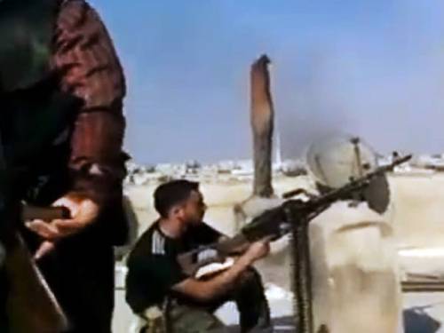 Aleppo has brought a firestorm with four buildings quickly set ablaze as rebels and foreign fighters battled a long-anticipated army offensive (AP).