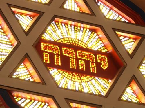 The huge Art Deco synagogue in Tunis once hosted hundreds for worship; now, service is usually held in a small antechamber.