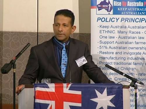 Reverend Daniel Nalliah, or Pastor as he sometimes goes by, is the National President of the Rise Up Australia Party. (SBS)