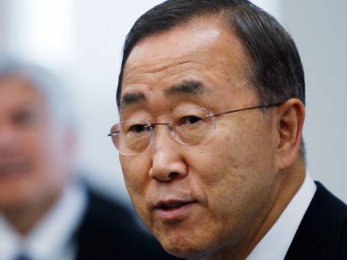 UN leader Ban Ki-moon. (AAP)