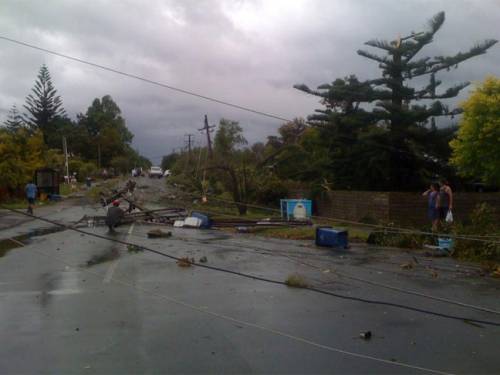 Weatherwatch.co.nz says another band of thunderstorms and torrential downpours are moving back to the area. (NZ Herald)