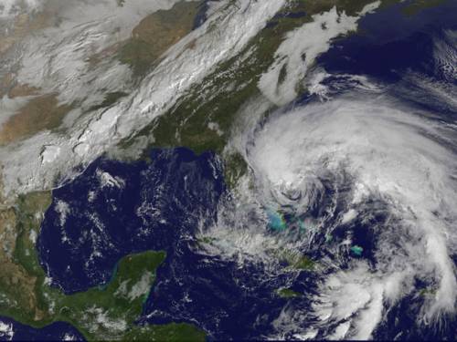 Global climate change has contributed to the higher sea surface and ocean temperatures, and a warmer and moister atmosphere, and its effects are in the range of 5 to 10 per cent. (AAP)