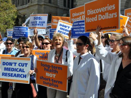 Research heads are hoping to avoid another round of government funding cuts. (AAP)