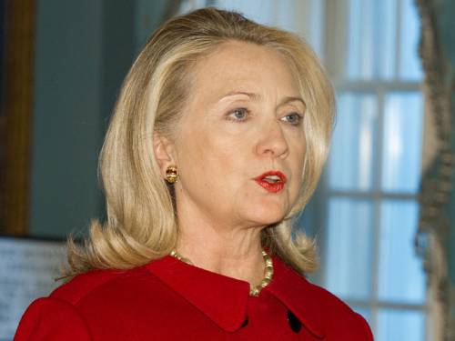 US Secretary of State Hillary Clinton. (Getty)