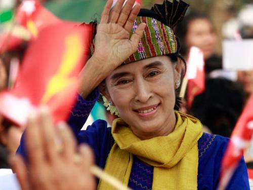 Burma democracy champion Aung San Suu Kyi. (AAP)