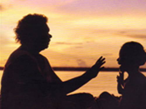 (A picture from the 'Bringing Them Home' report.