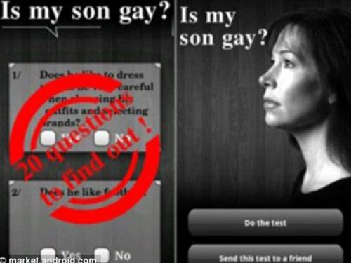 The app caused widespread outrage among the gay online community. (Android Market)