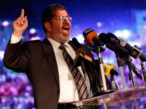 Muslim Brotherhood candidate Mohammed Mursi. (AAP)