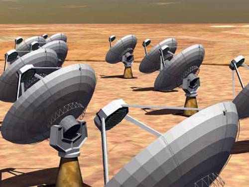 Square Kilometre Array radio telescope. (AAP)