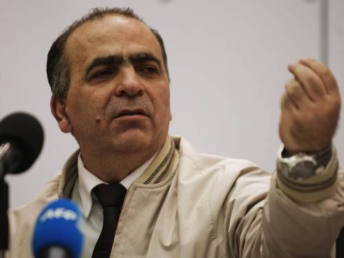 Walid Al Bunni, spokesman for the National Coalition of Syrian revolution and opposition forces. (AAP)