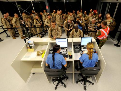 US marines have arrived in Darwin. (AAP)