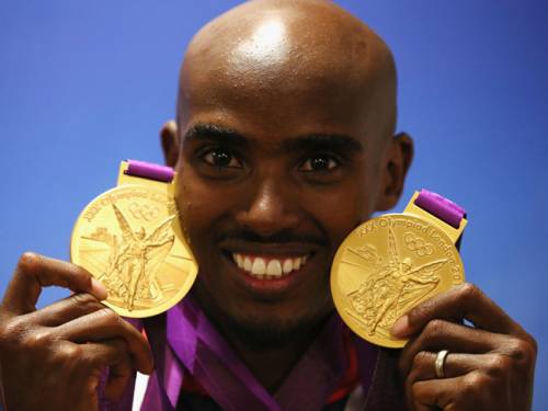 Briton Mo Farah won gold in the 5,000 and 10,000 metres.