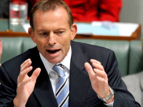 Tony Abbott says the next election will be a 'referendum'. (AAP)