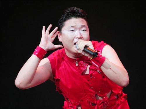 'My motto is to be funny but not stupid,' says chart-topping K-pop singer, Psy. (Getty Images)
