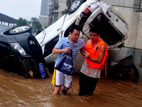 China is hit by typhoons every summer, normally affecting its eastern and southern regions. (Getty)