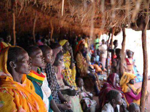 Refugees in the Yida refugee camp in south Sudan. (Getty)