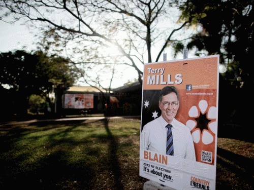 The weekens's election result in the Northern Territory resulted in a defeat for the Australian Labor Party after 11 years in power (AAP).
